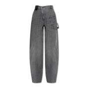 Loszittende jeans JW Anderson , Gray , Dames