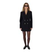 Veelzijdige Blazer Jurk Designers Remix , Blue , Dames