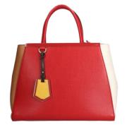 Pre-owned Leather shoulder-bags Fendi Vintage , Red , Dames