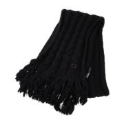 Pre-owned Wool scarves Gucci Vintage , Black , Dames