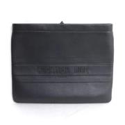 Pre-owned Leather dior-bags Dior Vintage , Black , Dames