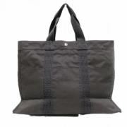 Pre-owned Fabric totes Hermès Vintage , Black , Dames