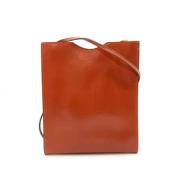 Pre-owned Fabric shoulder-bags Hermès Vintage , Brown , Dames