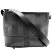 Pre-owned Leather shoulder-bags Fendi Vintage , Black , Heren