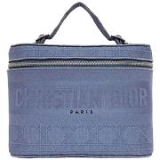 Pre-owned Fabric dior-bags Dior Vintage , Blue , Dames