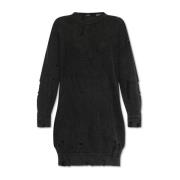 Jurk met een vintage-effect R13 , Black , Dames