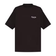 Oversized T-shirt Balenciaga , Brown , Dames