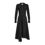 Jurk met kraag Victoria Beckham , Black , Dames