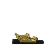 Sandalen Milano Raffia Birkenstock , Green , Dames