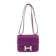 Pre-owned Fabric shoulder-bags Hermès Vintage , Purple , Dames