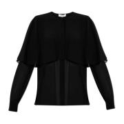 Zijden top Chloé , Black , Dames