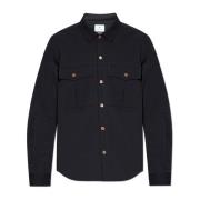 Overhemd met zakken PS By Paul Smith , Black , Heren