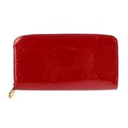 Pre-owned Fabric wallets Louis Vuitton Vintage , Red , Dames