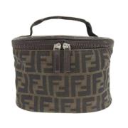 Pre-owned Canvas handbags Fendi Vintage , Brown , Dames