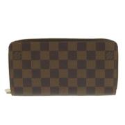 Pre-owned Canvas wallets Louis Vuitton Vintage , Brown , Dames