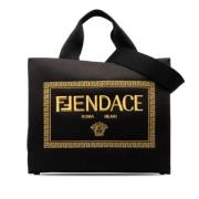 Pre-owned Canvas totes Fendi Vintage , Black , Dames