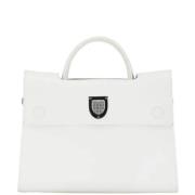 Pre-owned Fabric dior-bags Dior Vintage , White , Dames