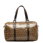 Pre-owned Plastic handbags Fendi Vintage , Brown , Dames