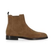 Bruine Suède Chelsea Laarzen voor Mannen Brunello Cucinelli , Brown , ...