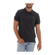 Heren Polo T-shirt Grijs Lyle & Scott , Gray , Heren