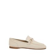 Off-White Lambskin Goya Stirrup Loafers Mocasin Estribo Lottusse , Bei...