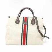 Pre-owned Fabric gucci-bags Gucci Vintage , Beige , Dames