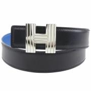 Pre-owned Leather belts Hermès Vintage , Black , Dames