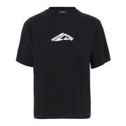 Stijlvolle T-shirts voor mannen en vrouwen Dsquared2 , Black , Heren