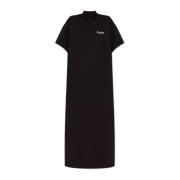 Jurk met logo Balenciaga , Black , Dames