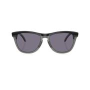 Mat Zwart Vierkante Zonnebril UV-Beschermend Oakley , Black , Unisex