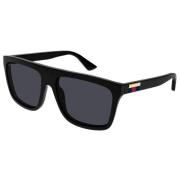 Vierkante Zonnebril Formeel Modern Elegant Gucci , Black , Unisex