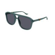 Stijlvolle zonnebril in kleur 003 Gucci , Green , Heren