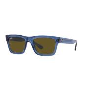 Warren 4396 Zonnebril in Donkerblauw Ray-Ban , Blue , Unisex