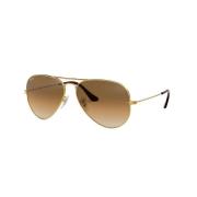 Klassieke Aviator Zonnebril in Goud Ray-Ban , Yellow , Unisex