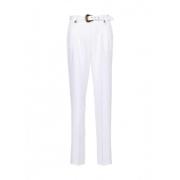 Geplooide Ritsbroek Versace , White , Dames