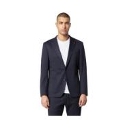 Blauwe Reisjas Slim Fit ROY Robson , Blue , Heren