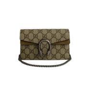 Pre-owned Fabric gucci-bags Gucci Vintage , Beige , Dames