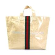 Pre-owned Leather gucci-bags Gucci Vintage , Beige , Dames