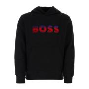 Stijlvolle Sweater voor Moderne Look Boss , Black , Heren