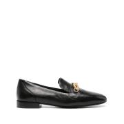 Zwarte platte schoenen met paardenhoofd detail Tory Burch , Black , Da...