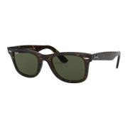 Klassieke Wayfarer Zonnebril Donker Havana/Groen Ray-Ban , Brown , Uni...