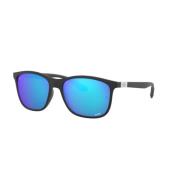 Chromance Zonnebril Zwart Blauwe Lens Ray-Ban , Black , Unisex