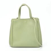 Pre-owned Leather celine-bags Celine Vintage , Green , Dames