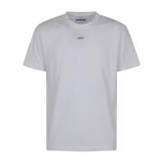 Wit Stempel Slim Tee Shirt Off White , White , Heren