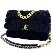 Pre-owned Leather shoulder-bags Chanel Vintage , Black , Dames