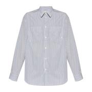 Katoenen shirt van Sporty & Rich , White , Dames