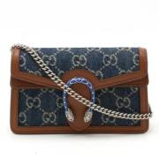 Pre-owned Fabric gucci-bags Gucci Vintage , Blue , Dames