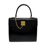 Pre-owned Leather celine-bags Celine Vintage , Black , Dames