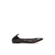 Leren balletflats Lanvin , Brown , Dames