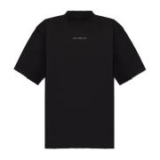 T-shirt met logo Balenciaga , Black , Dames